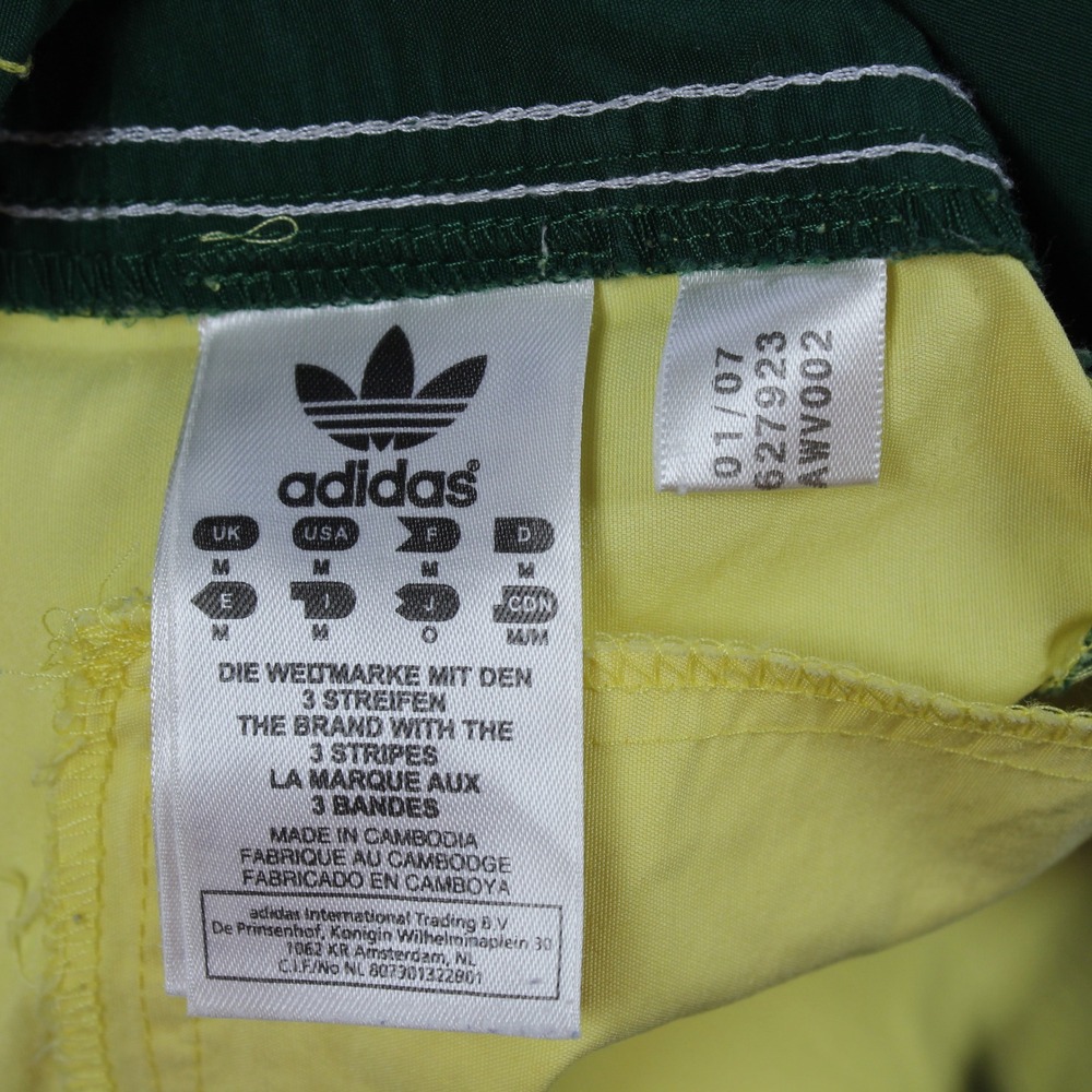 Adidas Originals Men's Athletic Shorts - Bottle Green with 3-Stripes - Size M - Picture 7 of 7